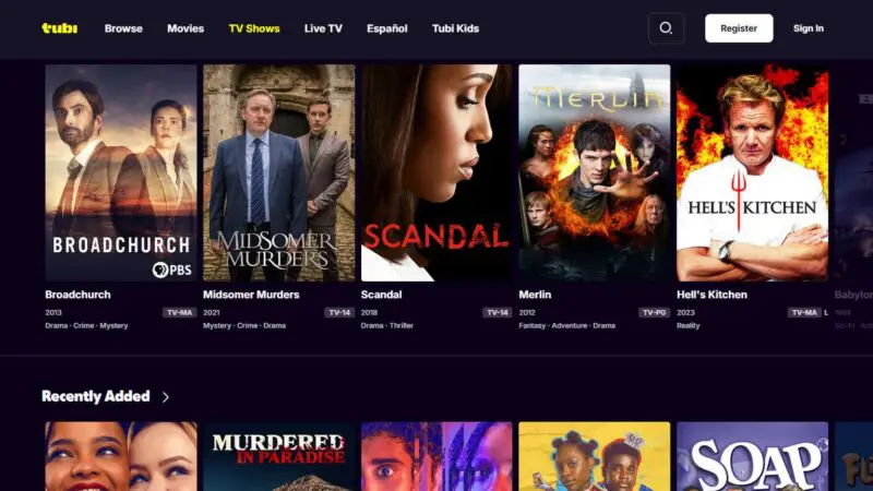 Image from article: Tubi Viewing Time Rises 36% in Latest Quarter; Fox CEO Says 90% of Viewing on Service is On-Demand